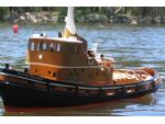 Port side bow view of Flying Dolphin